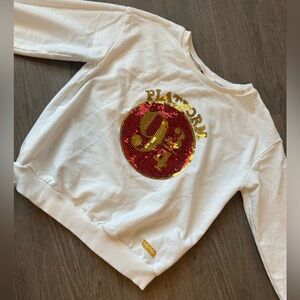 Harry potter 9 3/4 White Top For Women Size 12 For Kids Used Once